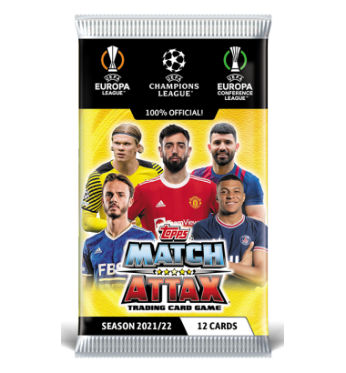 Topps Match Attax Champions League 2021/2022 kaardipakk
